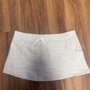 Hollister Light Gray Skirt